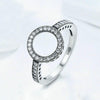 S925 Sterling Silver Womens Inlaid Ring, Size: 5