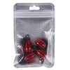4 PCS Universal Grenade Shaped Car Tire Valve Caps(Red)