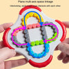 Children Educational Rotating Magic Beans Compass Fingertip Cube Toy Spinning Rolling Balls Gyro(Green)