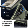For Samsung Galaxy S23+ 5G Cooling MagSafe Holder Phone Case(Green)