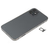 iPhone 12 Pro Back Cover Assembly (Black) - Wireless Charging