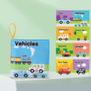 Baby Cloth Book Tear-proof Rustle Sound Quiet Books For Kids, Style: Transportation