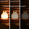 Children Cute Pet USB Pat Sensor Bedside Light(Duck)