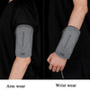 ZQK Sports Reflective Arm Bag Night Running Mobile Phone Arm Bag Is Suitable For Mobile Phones Under 6 Inches(Reflective Gray)