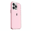 For iPhone 15 Pro Max Shockproof Terminator Transparent Phone Case(Pink)