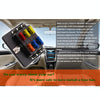 1 in 6 Out Fuse Box PC Terminal Block Fuse Holder Kits with LED Warning Indicator for Auto Car Truck Boat