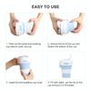 350ML Folding Portable Silicone Telescopic Drinking Coffee Cup Multi-function Silica Cup Travel(Purple)