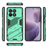 For Xiaomi Redmi K70 5G Punk Armor 2 in 1 PC + TPU Phone Case with Holder(Green)