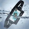 IPX8 Waterproof Mobile Phone Waist Bag Fishing Mountaineering Cycling Sports Chest Bag(Mint Blue)