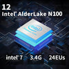 GK3Plus N100 8G+128G US Plug 12th Intel Alderlake Dual HDMI+VGA Triple Display 4K HD Pocket Mini PC