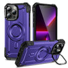 For iPhone 13 Pro Max Lens Holder MagSafe Phone Case(Purple)