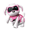 USB Charging Smart Touch Sensing Machine Dog Children Electric Toys, Supports Walking & Gnawing Bones & Lights & Music(Pink)