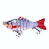 HENGJIA JM062 7 Section Fish Fake Lures VIB Minnow Fishing Lures, Size: 10cm 15g(2)