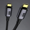 PD 100W Type-C to Type-C Fast Charging Nylon Braided Cable, Model: 0.8 m