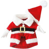 Christmas Fleece Dog Suit, Size S - Warm & Festive