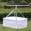 40 x 60cm  Foldable Drying Fishing Vegetables Fish Net Hanging Clothes Drying Storage Shelf, Spec: 1 Layer(White)