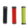 MEROCA Mountain Bike Anti-slip Shock Absorber Riding Grip Cover, Style: Bilateral Lock Thread ME15 Red