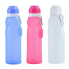 XC-282 600ml Silicone Folding Cup Out Camping Cycling Sports Kettle(Pink)