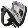 Kingsons KS3165 Crossbody One-Shoulder Computer Backpack Leisure School Bag(Black)