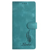 For Samsung Galaxy S22 Ultra 5G Skin Feel Embossed Feather Leather Phone Case(Green)
