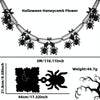3m Halloween Honeycomb Garland Pendant Spider Bat Party Flag Scene Layout Props(Skull)