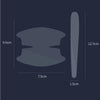 Car Door Handle Anti-scratch Protection Transparent Stickers Anti-collision Strips, Specifications: 4pcs Handle Bowl