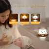 Bear Remote Control Night Light Bedside Eye Protection Wall Lamp with 3 Light Modes, Style:CN Plug