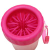 Dog Paw Cleaner Silicone Washing Cup Large Red
