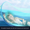 Portable Outdoor Camping Full-automatic Nylon Parachute Hammock with Mosquito Nets, Size : 250 x 120cm (Dark Green)