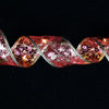 Christmas LED Lights Bronzing Double Ribbon String Lights, Specification: 10m(Gold Red Warm Light)