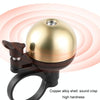 Mini Mountain Bike Pure Copper Bell, Color: Gold Plastic Base