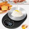 Home Kitchen Electronic Scale High Precision Stainless Steel Jewelry Scale, Style:No Edging, Specification:5kg/0.1g