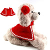 Christmas Pet Cloak, Adjustable, Medium | Cat & Small Dog
