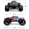 9501E 1:16 Full Scale Remote Control 4WD High Speed Car(Orange)