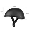 BSDDP A0315 Summer Scooter Half Helmet(Matte Black)