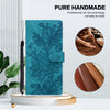 For Redmi Note 12 Pro+ 5G Global Lace Floral Embossed Magnetic Buckle PU Phone Case With Wrist Strap(Green)