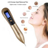 9 Gears Mole Spotting Pen LCD Home Laser Mole Spot Sweeping Beauty Instrument With Shot Light(Rose Gold)
