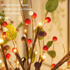 SJ-SD048 LED Home Decoration Light Christmas Lighted Tree, Style: Detachable Base Gold Fruit