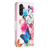 For Samsung Galaxy A56 5G Colored Drawing Pattern Leather Phone Case(Butterflies)