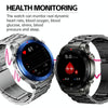 WS-20 1.43 inch IP67 Sport Smart Watch Support Bluetooth Call / Sleep / Blood Oxygen / Heart Rate / Blood Pressure Health Monitor, Steel Strap(Black)