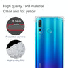 For Huawei Y9 Prime 2019 Four-Corner Anti-Drop Ultra-Thin Transparent TPU Phone Case(Transparent)