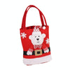 Cute Large Capacity Christmas Decorations Gift Bag Kids Candy Tote Bag(Bear)