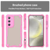 For Samsung Galaxy S24 5G Armor Glaze PC Hybrid TPU Phone Case(Pink)