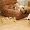 S Type Foldable Cat Tunnel Spring Toy(Mouse)