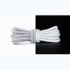 Reflective Shoe laces Round Sneakers ShoeLaces Kids Adult Outdoor Sports Shoelaces, Length:140cm(White)