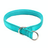 Reflective Nylon Dog Collar Green - Adjustable & Padded
