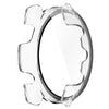 For Garmin Forerunner 265S PC + Tempered Glass Film Integrated Watch Protective Case(Transparent White)