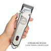 Retro Oil Head Electric Pusher Strong Power Electric Fader LCD Digital Display Rechargeable Hair Clipper(US Plug)