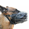 Steel Cage Dog Muzzle, Size L - Breathable & Secure Fit