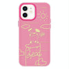 For iPhone 12 Skin Feeling Jelly TPU Hybrid PC Phone Case(Rose Puppy Rose Red)